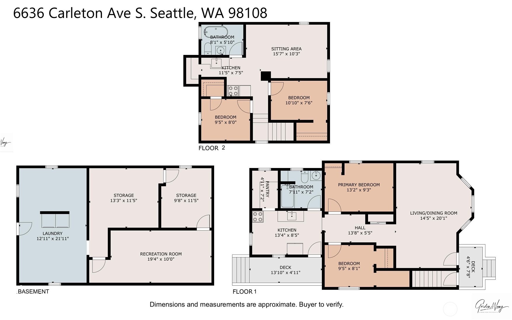 6636 Carleton Avenue S, Seattle, WA 98108-3531