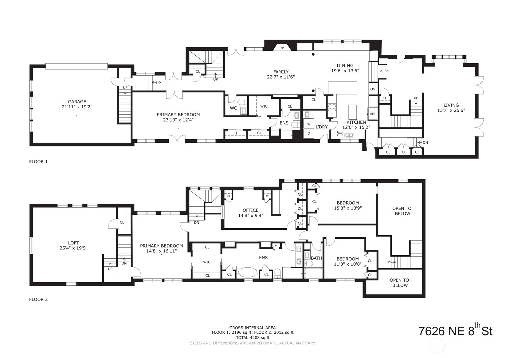 7626 NE 8th Street , Medina, WA 98039