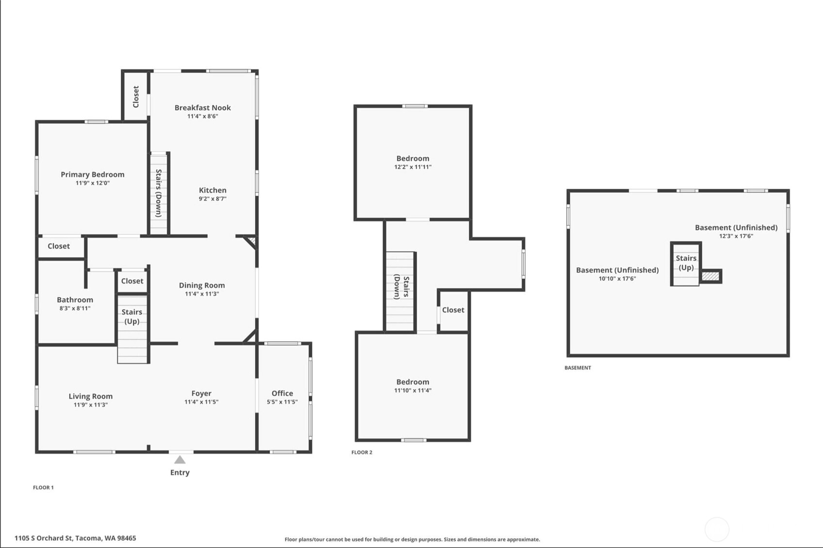 1105 S Orchard Street , Tacoma, WA 98465