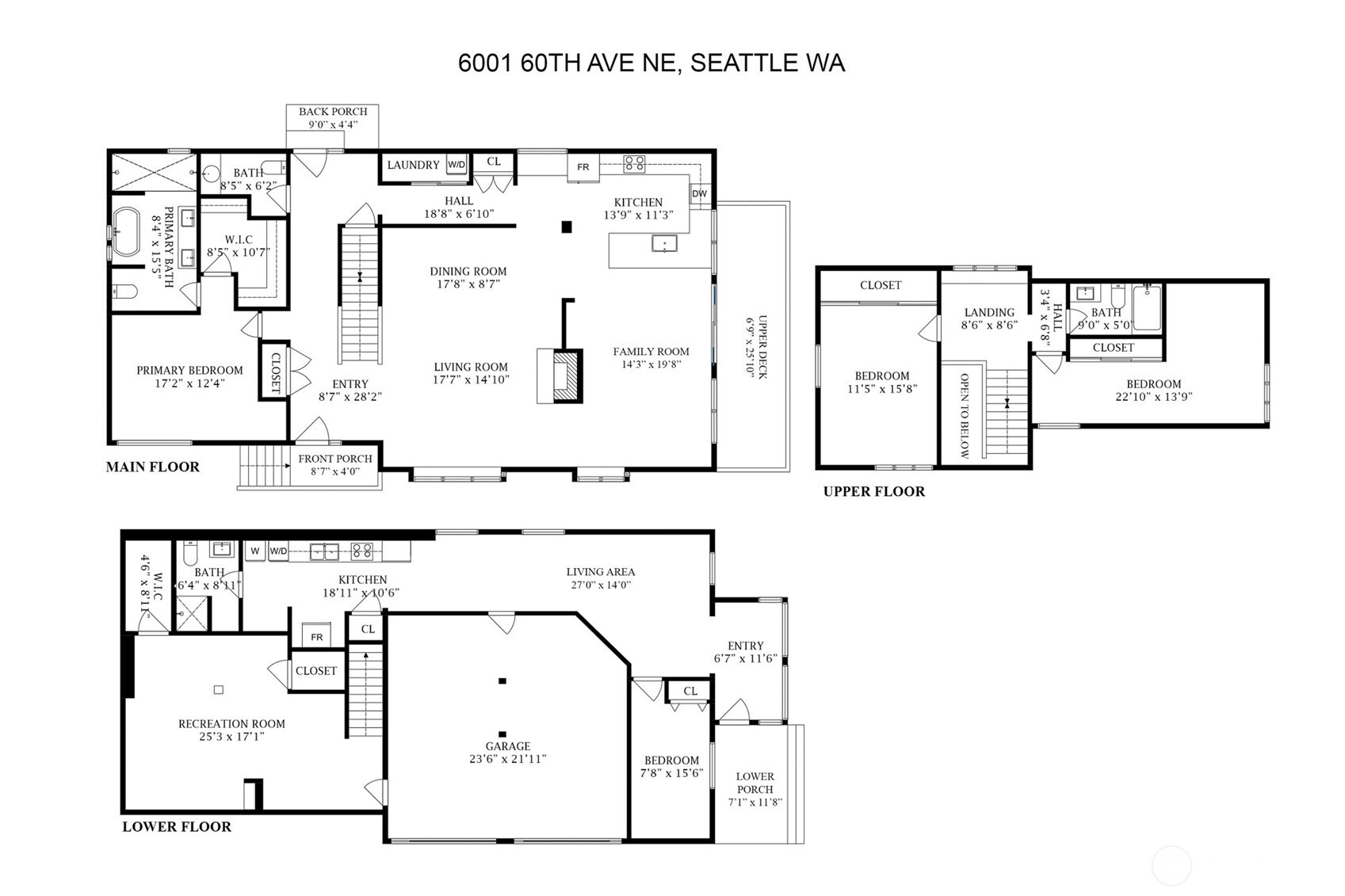 6001 60th Avenue NE, Seattle, WA 98115-7909