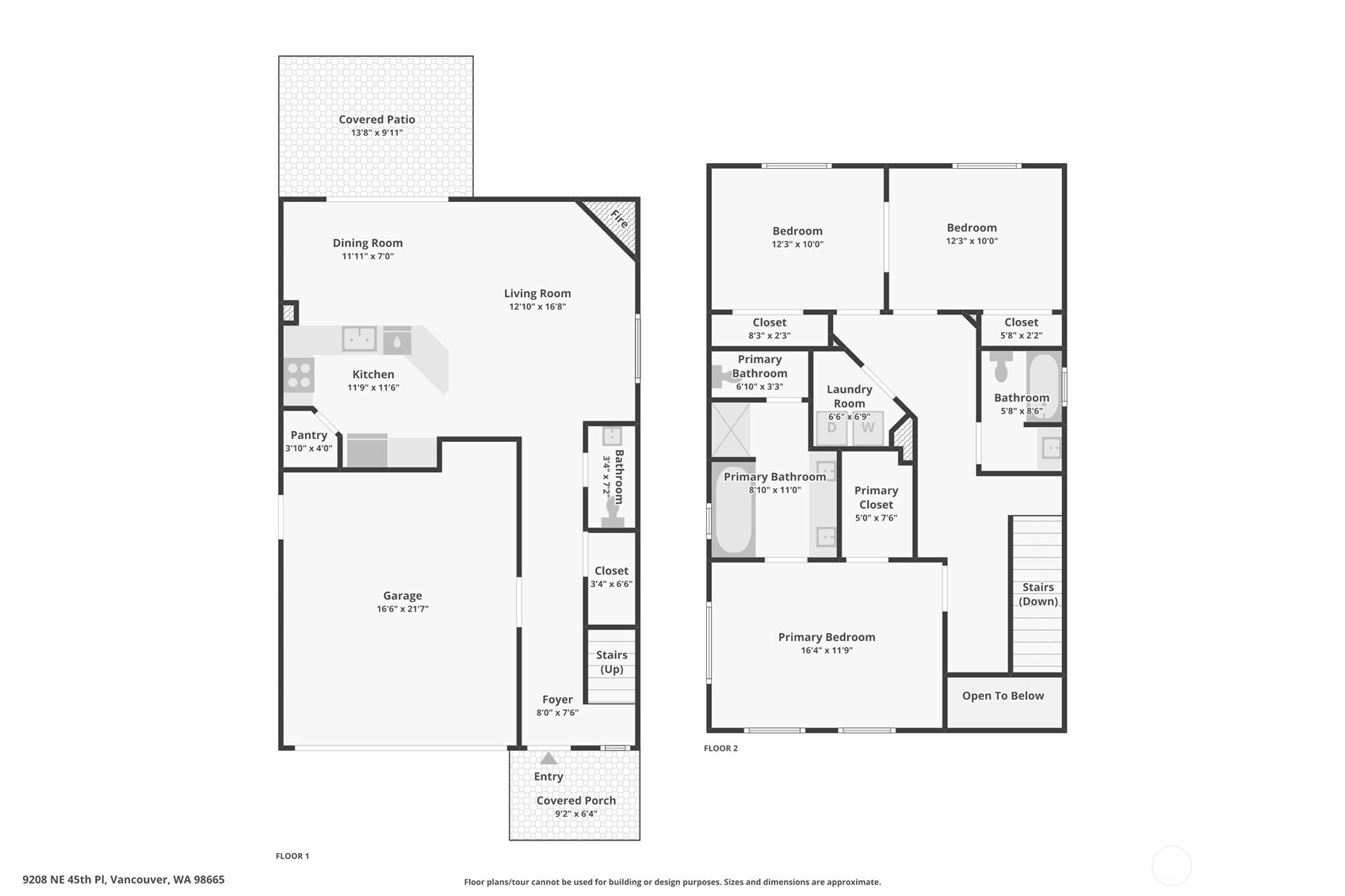 9208 NE 45th Place , Vancouver, WA 98665