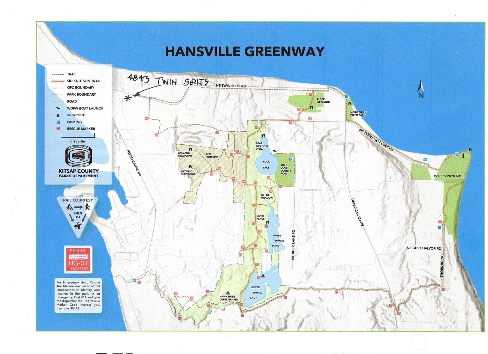 4843 NE Twin Spits Road , Hansville, WA 98340