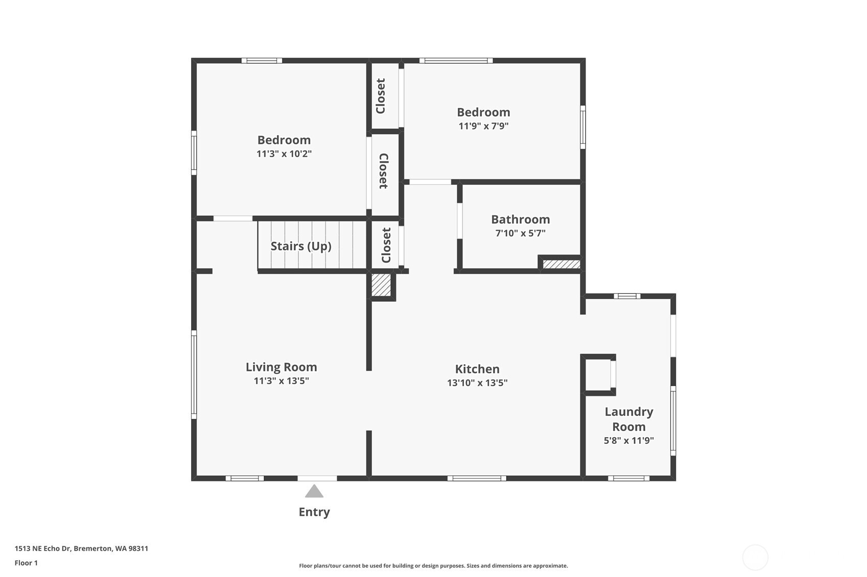 1513 NE Echo Drive , Bremerton, WA 98311