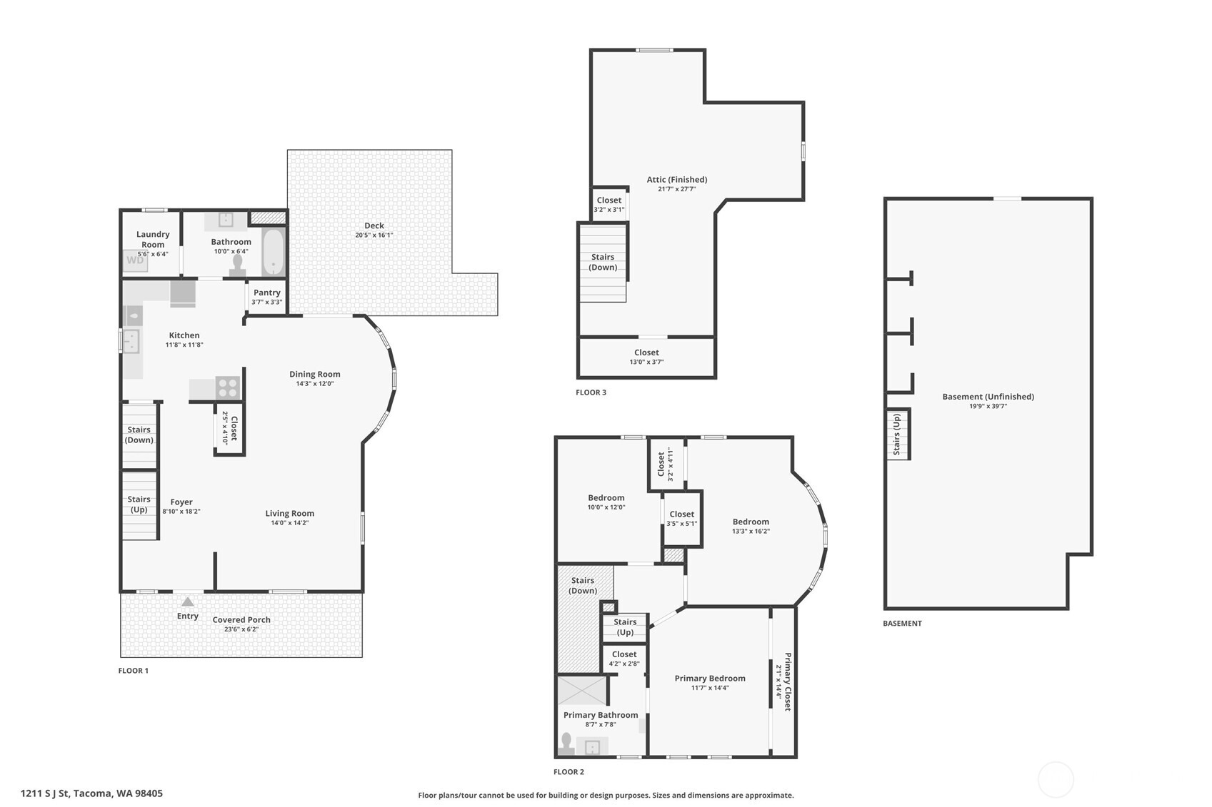 1211 S J Street , Tacoma, WA 98405