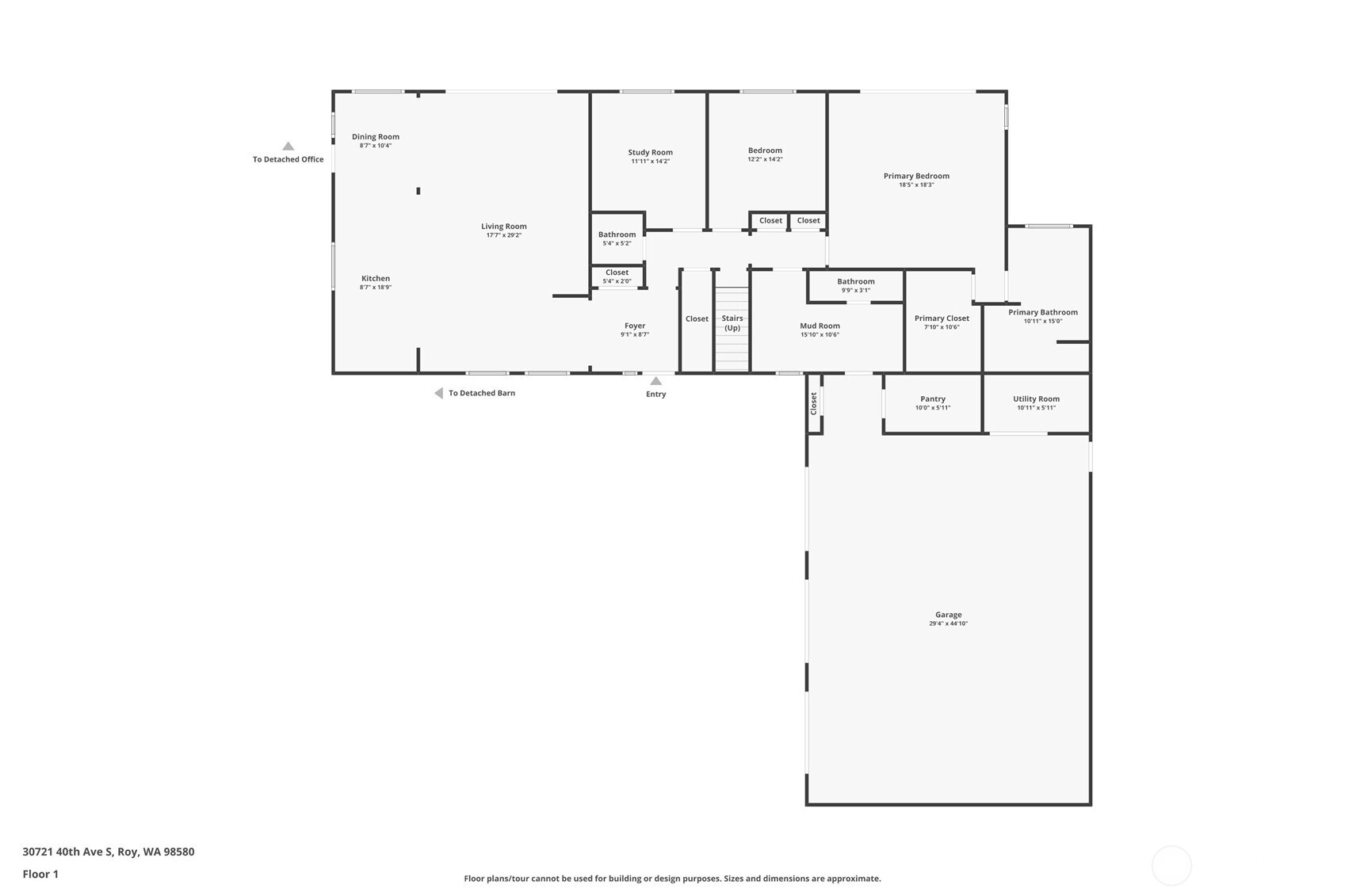 30721 40th Avenue S, Roy, WA 98580-8637