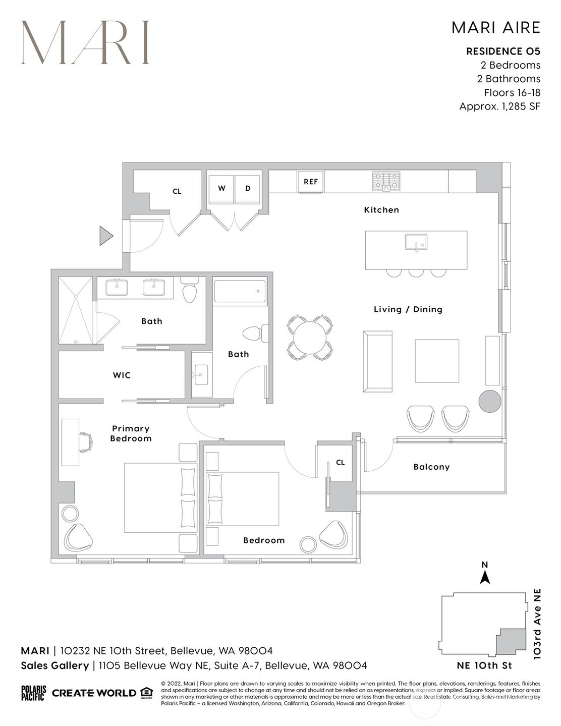 10232 NE 10th Street #1805, Bellevue, WA 98004