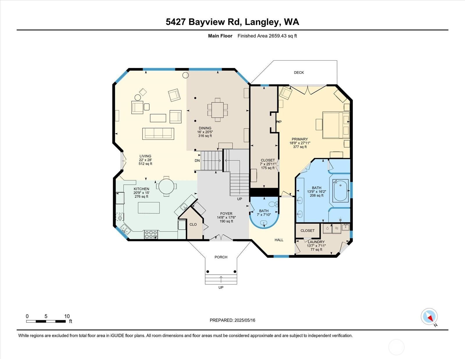 5427 Bayview Road , Langley, WA 98260